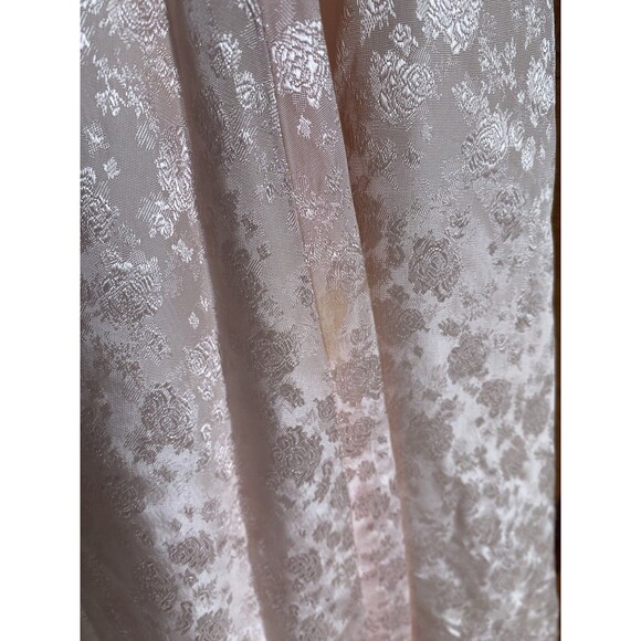 Vtg 80's GUNNE SAX Jessica McClintock Pink Floral Dress Off The Shoulder Size 5 - Picture 6 of 12